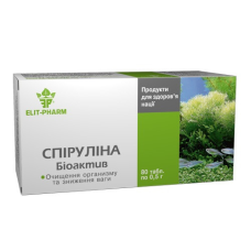 Спіруліна Біоактив табл. 0,5 гр. №80
